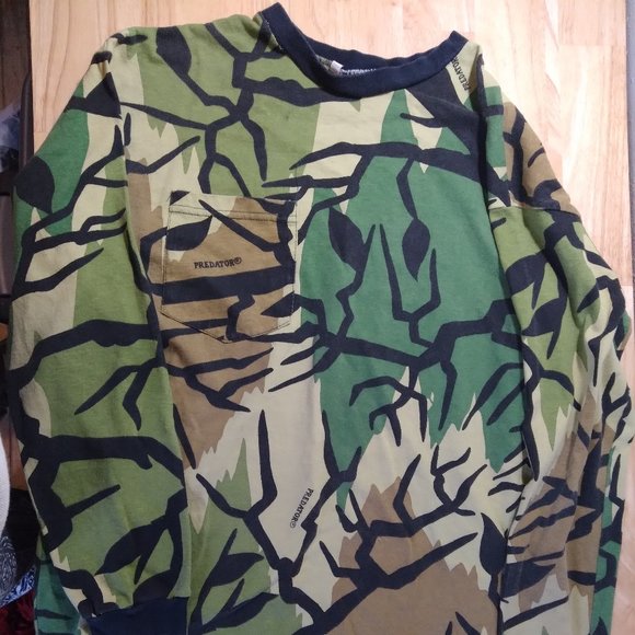 Predator Other - Vintage Predator Camouflage Long Sleeve Shirt
